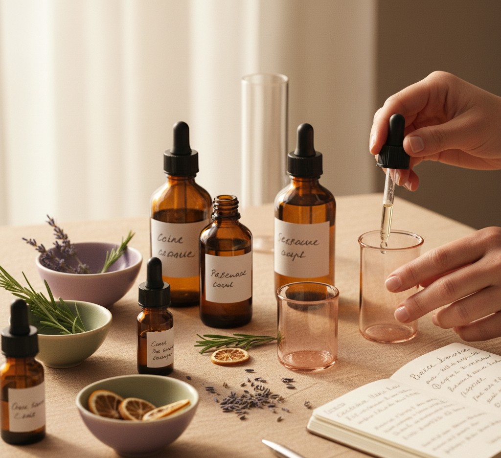 Essential oils and fragrance blending